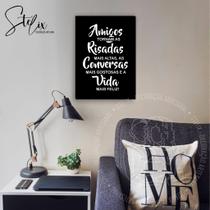 Quadro Amigos, Risadas, Conversas