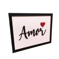 Quadro Amor Decorativo de MDF