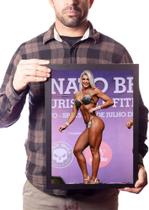 Quadro Angela Borges Olympia Motivação Academia