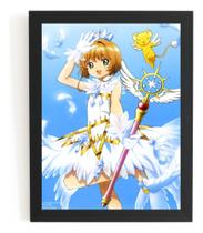 Quadro Anime Cardcaptor Sakura Nerd Poster Moldurado