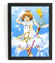 Quadro Anime Cardcaptor Sakura Nerd Poster Moldurado Quadro Anime Cardcaptor Sakura Nerd Poster Moldurado