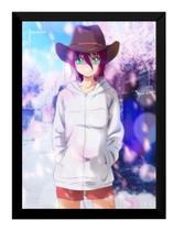Quadro Anime Cowgirl Mangá Arte Poster Moldurado Quadro Anime Cowgirl Mangá Arte Poster Moldurado