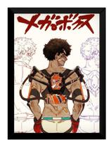 Quadro Anime Gearless Joe Megalo Box Arte Poster Moldurado Quadro Anime Gearless Joe Megalo Box Arte Poster Moldurado