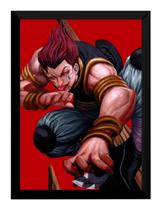 Quadro Anime Hunter X Hunter Hisoka Arte Poster Moldurado Quadro Anime Hunter X Hunter Hisoka Arte Poster Moldurado