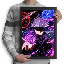 Quadro Anime Jujutsu Kaisen - Satoru Gojo (Tamanho A3) Quadro Anime Jujutsu Kaisen - Satoru Gojo (Tamanho A3)