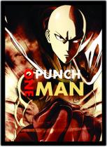 Quadro Anime One Punch Man Desenho Com Moldura G02