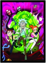 Quadro Anime Rick And Morty Desenho Com Moldura G03 Quadro Anime Rick And Morty Desenho Com Moldura G03