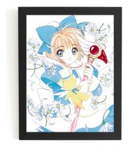 Quadro Anime Sakura Card Captors Poster Moldurado Quadro Anime Sakura Card Captors Poster Moldurado