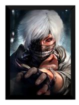 Quadro Anime Tokyo Ghoul Arte Poster Moldurado
