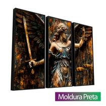 Quadro Anjo da Justiça - Deusa Themis 3 Peças
