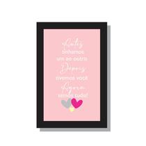 Quadro Antes tínhamos um ao outro quarto infantil menina Quadro Antes tínhamos um ao outro quarto infantil menina