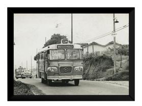 Quadro Antigo Ônibus Linha 334 Rio De Janeiro 1967 Quadro Antigo Ônibus Linha 334 Rio De Janeiro 1967