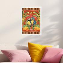 Quadro Araras Amazônia - Brasil 33X24Cm - Com Vidro Quadro Araras Amazônia - Brasil 33X24Cm - Com Vidro