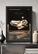 Quadro Arctic Monkeys Tranquility Bas. (Colored) Com Vidro Tamanho:21cm x 30cm (A4)