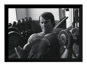 Quadro Arnold Schwarzenegger Poster Moldurado Decoração