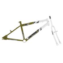 Quadro Aro 20 Ultra Bikes em Aço Carbono Bicolor com Garfo Rebaixado