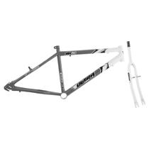 Quadro Aro 24 Ultra Bikes em Aço Carbono Bicolor com Garfo Masculino Quadro Aro 24 Ultra Bikes em Aço Carbono Bicolor com Garfo Masculino