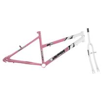 Quadro Aro 24 Ultra Bikes em Aço Carbono Bicolor com Garfo