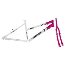 Quadro Aro 24 Ultra Bikes em Aço Carbono Bicolor com Garfo