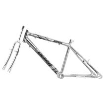 Quadro Aro 24 Ultra Bikes em Aço Carbono com Garfo Masculina Chrome Line