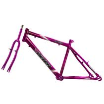 Quadro aro 24 ultra bikes em aço carbono com garfo masculina