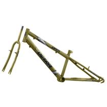 Quadro aro 24 ultra bikes em aço carbono com garfo rebaixado