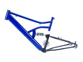 Quadro Aro 26 Full Suspension Aço 34.7mm Sem Garfo Disco Quadro Aro 26 Full Suspension Aço 34.7mm Sem Garfo Disco