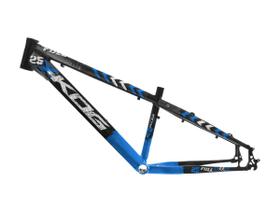 Quadro aro 26 kog freeride para grau tipo viking gios preto azul