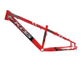 Quadro aro 26 kog freeride para grau tipo viking gios vermelho com preto Quadro aro 26 kog freeride para grau tipo viking gios vermelho com preto