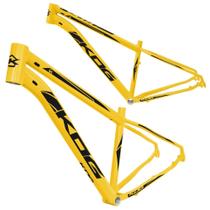 Quadro aro 29 Aluminio KOG tipo KSW Absolute Cabeamento interno Amarelo com Preto