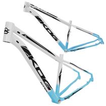 Quadro aro 29 Aluminio KOG tipo KSW Absolute Cabeamento interno Azul Pis degrade Branco com Preto