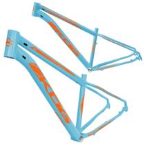 Quadro aro 29 Aluminio KOG tipo KSW Absolute Cabeamento interno Azul Piscina com Laranja