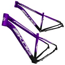 Quadro aro 29 Aluminio KOG tipo KSW Absolute Cabeamento interno Preto Degrade Roxo com Branco