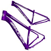 Quadro aro 29 Aluminio KOG tipo KSW Absolute Cabeamento interno Roxo com Branco