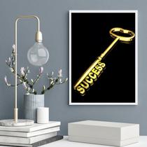 Quadro Arquétipo Chave Do Sucesso 33x24cm