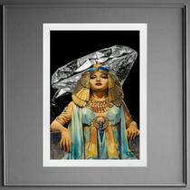 Quadro Arquétipo Cleópatra Com Diamante 33x24cm - com vidro Quadro Arquétipo Cleópatra Com Diamante 33x24cm - com vidro