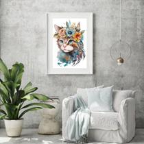 Quadro Arquétipo Coruja Ouro - 60x48cm Quadro Arquétipo Coruja Ouro - 60x48cm