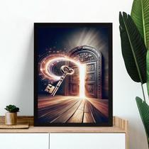 Quadro Arquétipo Da Chave Mágica 24x18cm Quadro Arquétipo Da Chave Mágica 24x18cm