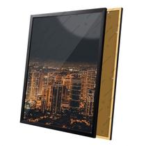 Quadro Arquitetura Noite Prédios Iluminados Moldura e Vidro