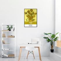 Quadro Art Collection Sunflowers 60x43 Filete Preto