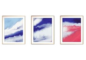 Quadro arte 30x66 canvas formas abstratas mod 152