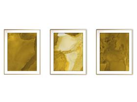 Quadro arte 30x66 canvas formas abstratas mod 211