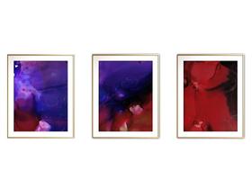 Quadro arte 55x110 canvas formas abstratas mod 103