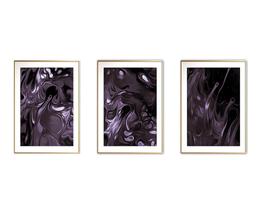 Quadro arte 55x110 canvas formas abstratas mod 21