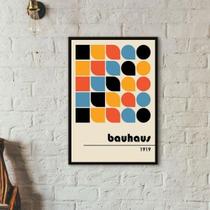 Quadro Arte Abstrata Bauhaus 24X18Cm Quadro Arte Abstrata Bauhaus 24X18Cm