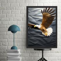 Quadro Arte Águia - Abstrato Geométrico 33x24cm Quadro Arte Águia - Abstrato Geométrico 33x24cm