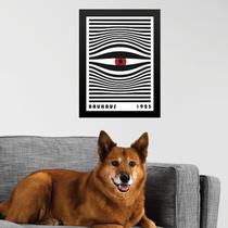 Quadro Arte Bauhaus - Olho Espião 45X34Cm Quadro Arte Bauhaus - Olho Espião 45X34Cm