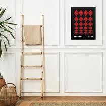 Quadro Arte Bauhaus Vermelho e Preto - Losangos 45x34cm - com vidro Quadro Arte Bauhaus Vermelho e Preto - Losangos 45x34cm - com vidro