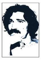 Quadro Arte Belchior Cantor Mpb Moldura 42x29cm