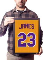 Quadro Arte Camiseta 23 Lebron James